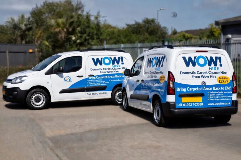 WOW Hire company van